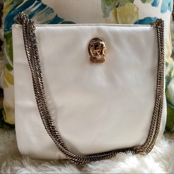 Vintage Handbags - Vintage panther leather purse